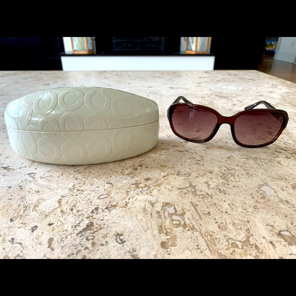 Coach sunglasses with original case.